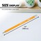 BAZIC #2 HB Yellow Wood Pencils, 12 Count, for School Classroom Drawing